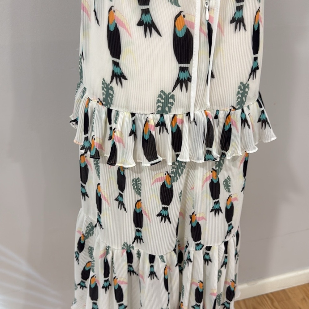 & Other Stories Frill Toucan Dress - Picture 7 of 8